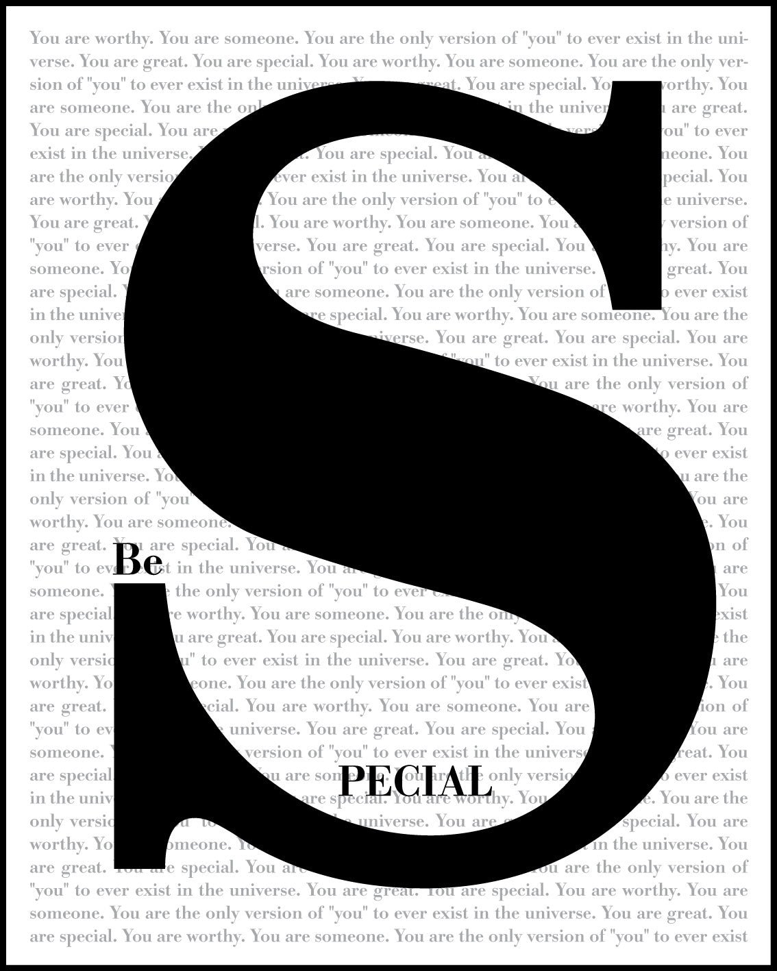 Be Special Poster