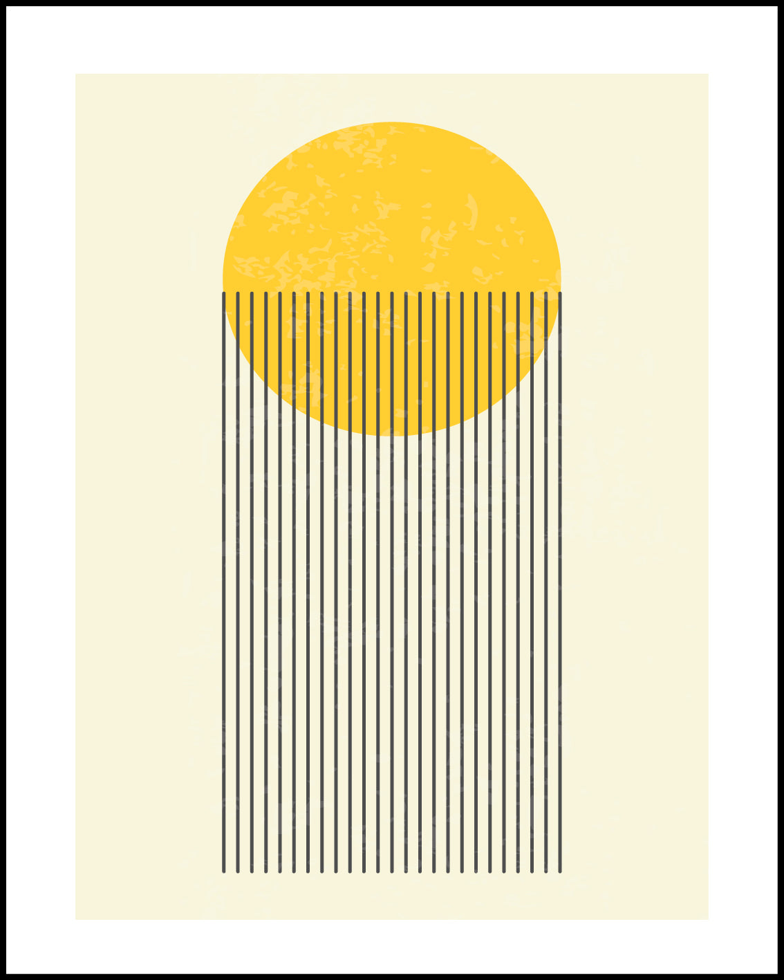 Boho contemporary abstract Posters
