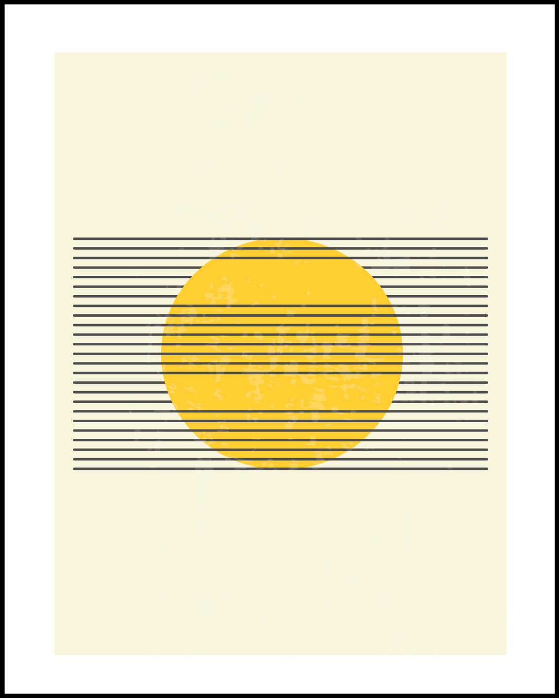Boho contemporary abstract Posters