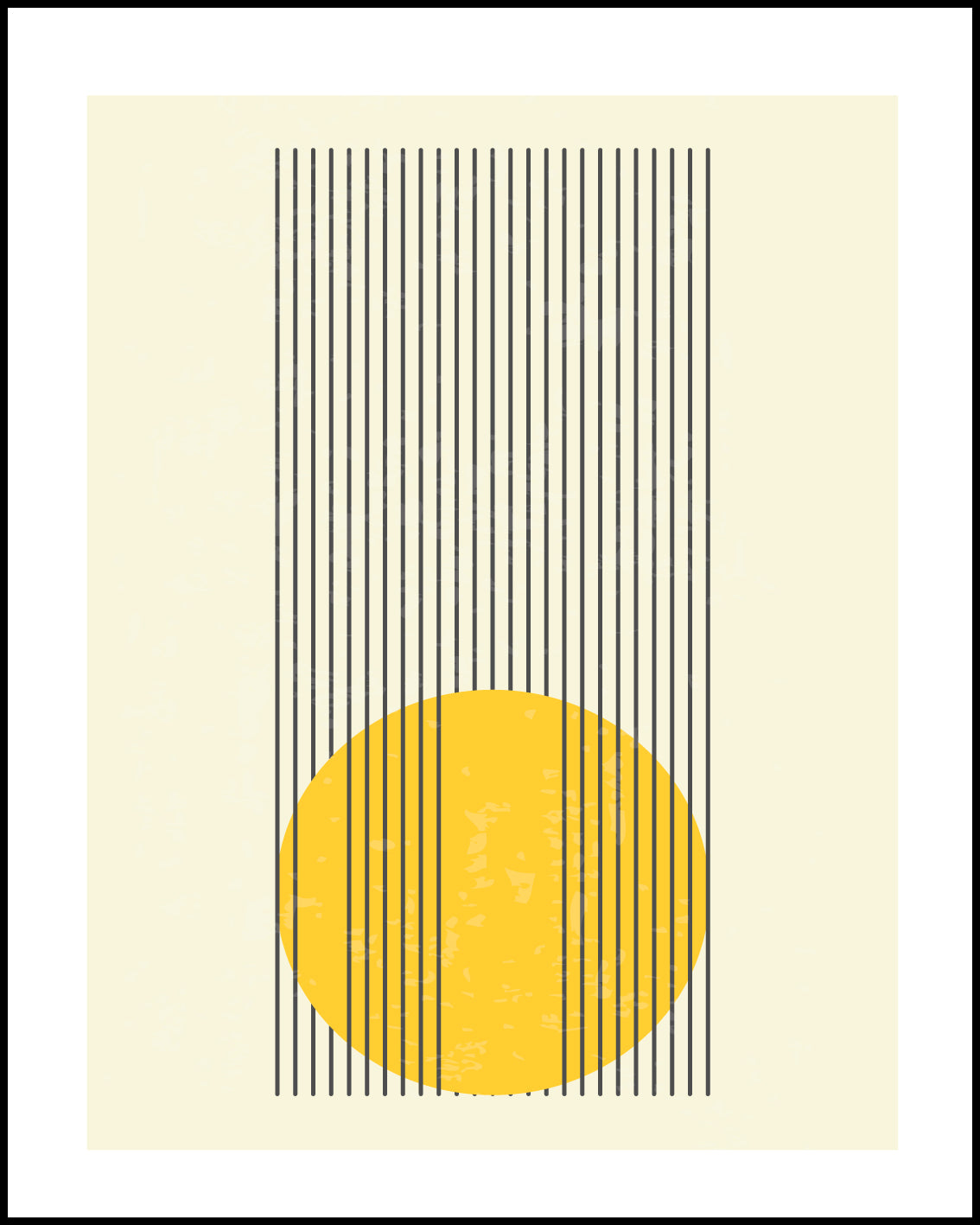 Boho contemporary abstract Posters