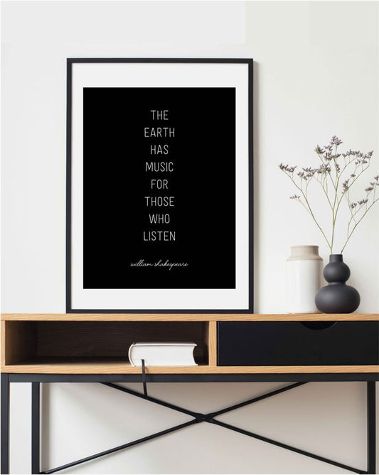 The Earth has music Poster